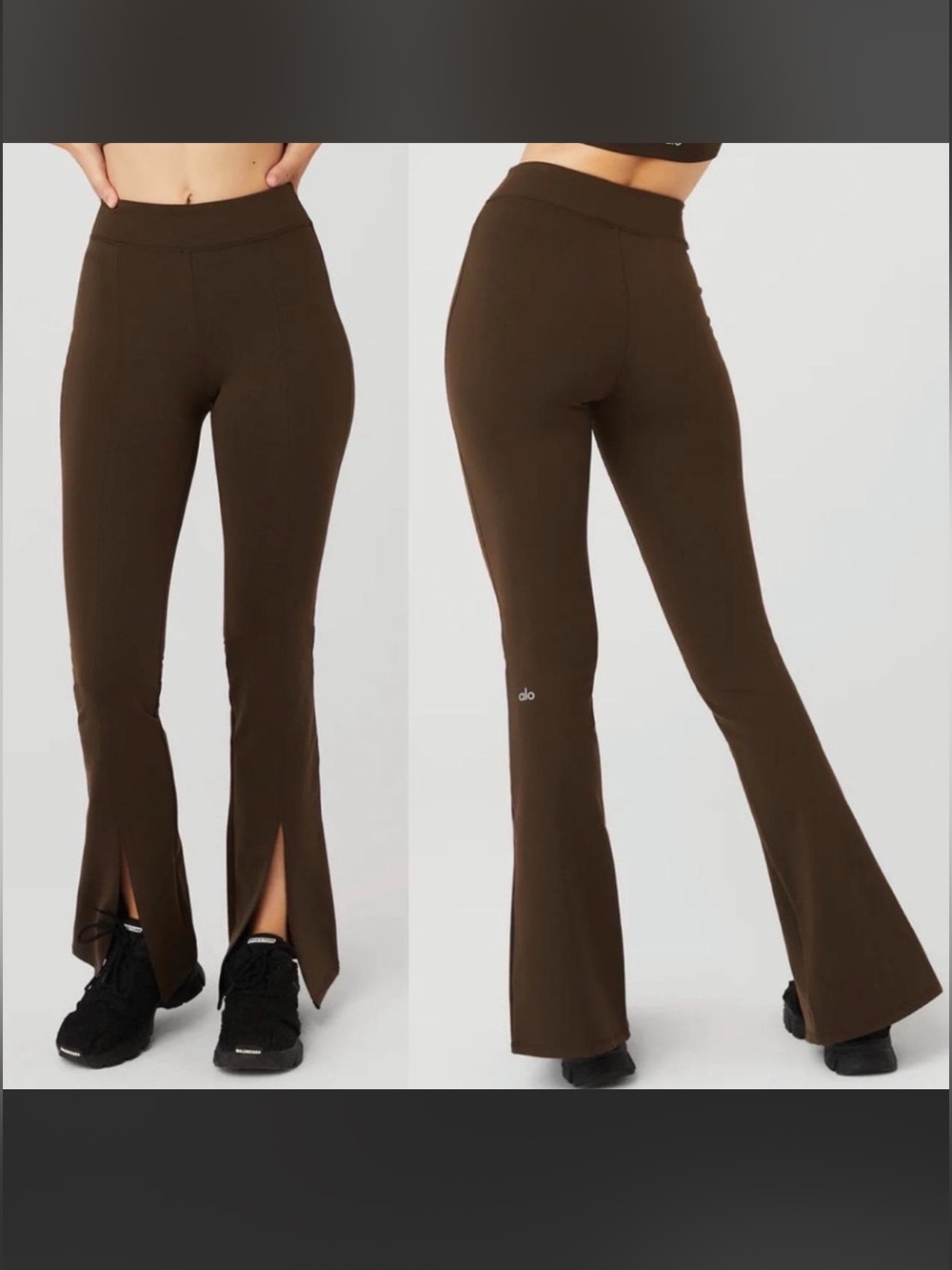 Alo Yoga Flared Slit Dress Pants